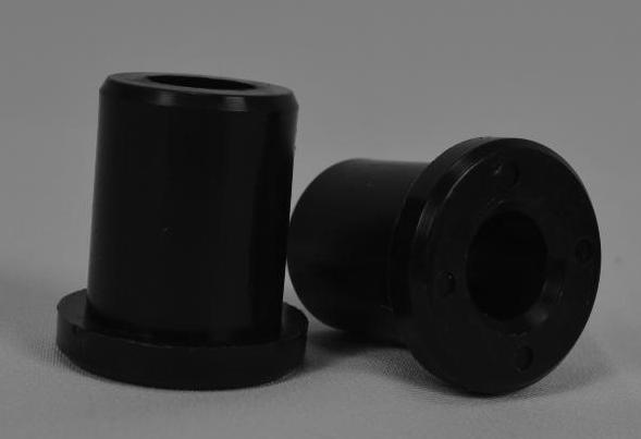 Комплект втулок передних для рессоры Мitsubishi L200 . Размер 32/14,5 (внешний, внутренний диаметры). 
Комплект состоит из двух полиуретановых полувтулок и металлического сердечника.
Длина внутренней втулки (сердечника) 80 мм
Подходит для рессор с диаметром уха 32 мм ,