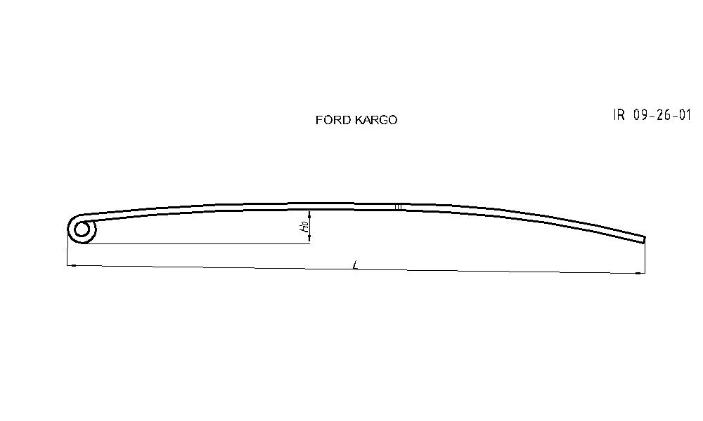 FORD CARGO 2530 рессора задняя лист № 1 (Арт. IR 09-26-01)
Каталожный номер 97CT5560 BB U01
,