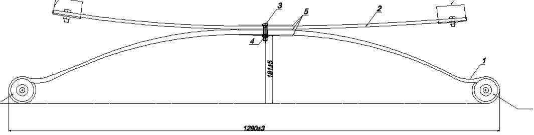 FORD CONNECT рессора (Арт. IR 09-36),