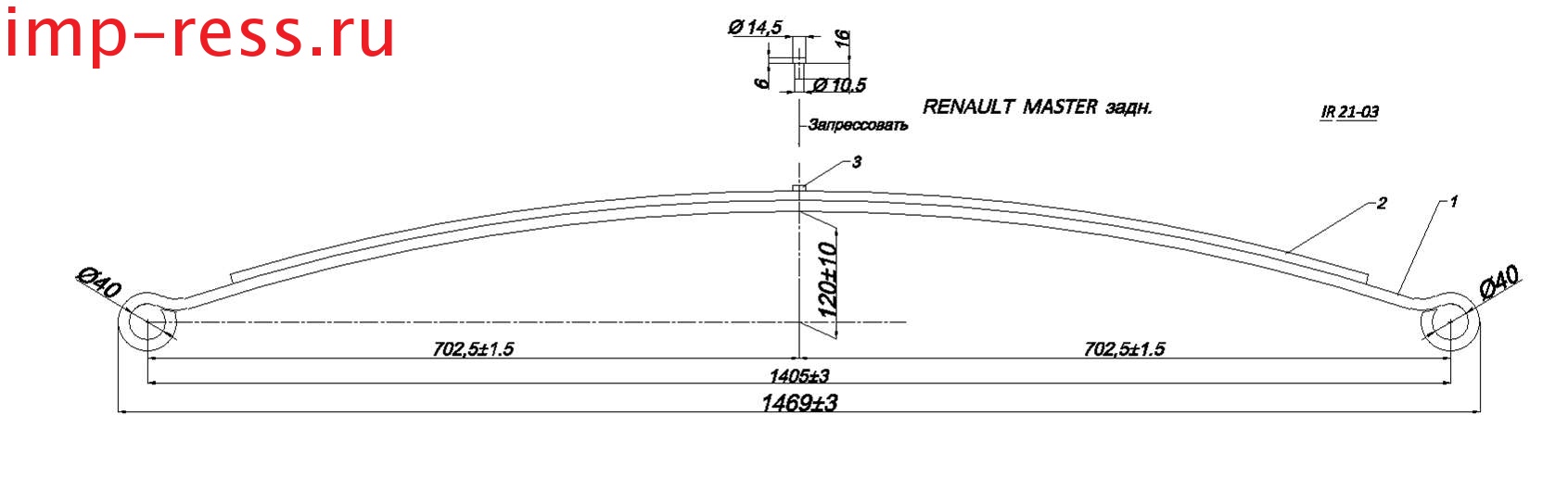 RENAULT MASTER   IR 21-03 ,