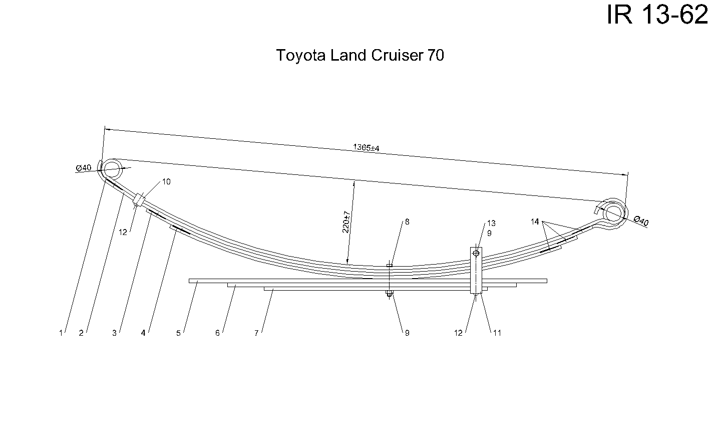 TOYOTA LAND CRUISER 70   (IR 13-62)
   .,