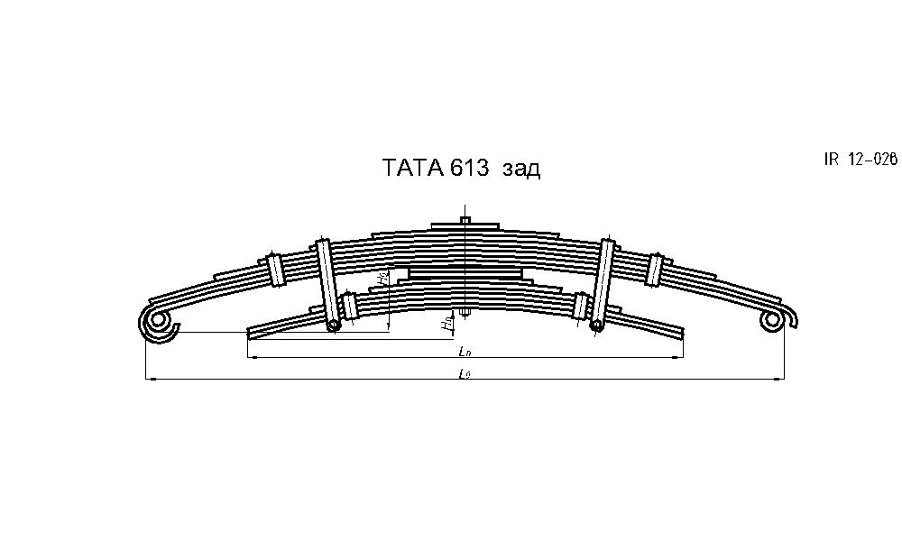 TATA 613 подрессорник (IR 12-02п) ,