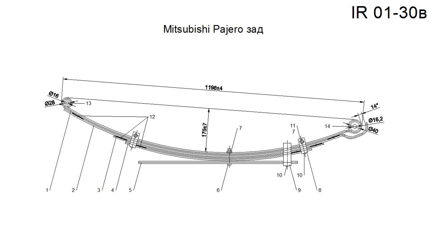 MITSUBISHI Pajero      (. IR 01-30)
     .,  PAJERO