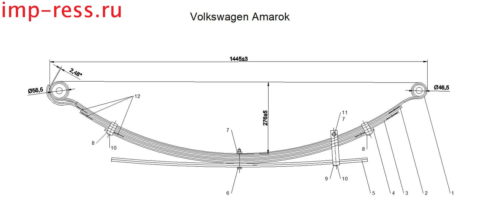 VOLKSWAGEN AMAROK    5-       (IR 29-125)
    3-  
         10 
            30 .
          .
  +250 
,